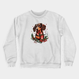 dachshund Christmas Crewneck Sweatshirt